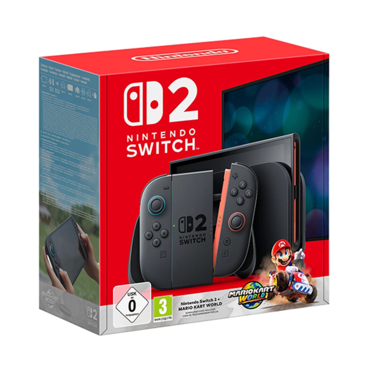 CONSOLA NINTENDO SWITCH 2 NEGRA + MARIO KART WORLD