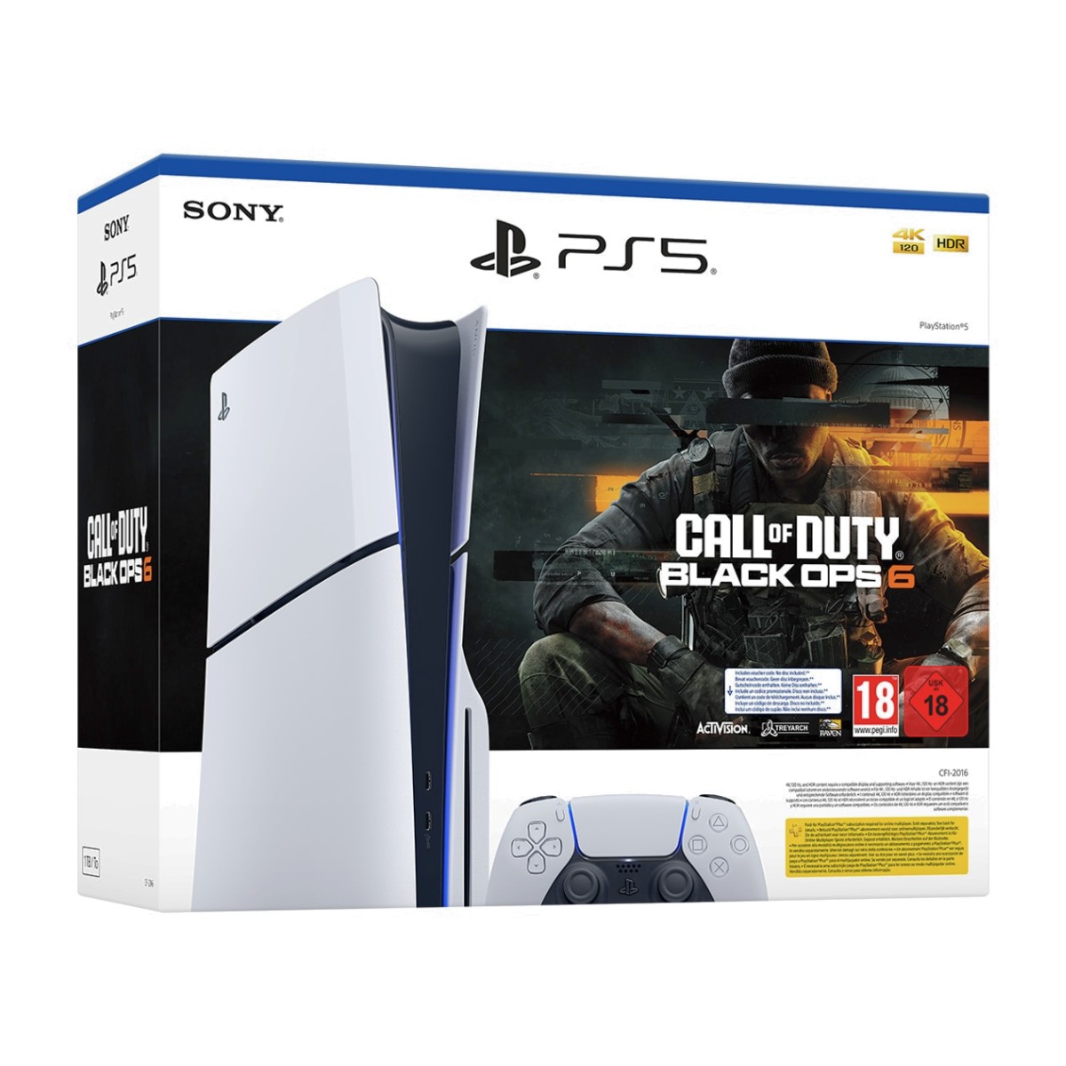 CONSOLA SONY PLAYSTATION 5 SLIM 1TB EDICION DISCO - CALL OF DUTY: BLACK OPS 6