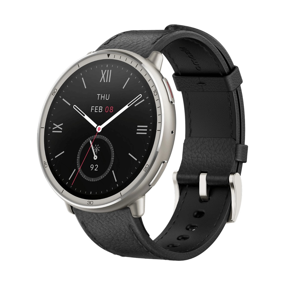 AMAZFIT ACTIVE 2 (ROUND) 44MM GPS VERSION PREMIUM CUERO NEGRO