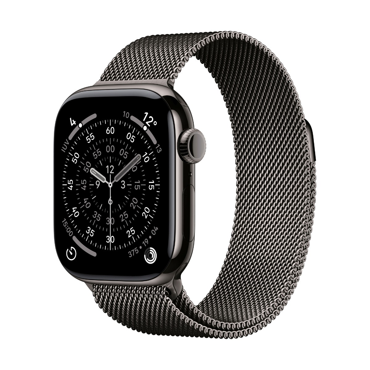 APPLE WATCH SERIES 10 GPS + CELLULAR 42MM TITANIO NEGRO PIZARRA Y CORREA LOOP MILANESE NEGRO PIZARRA - TALLA M/L |