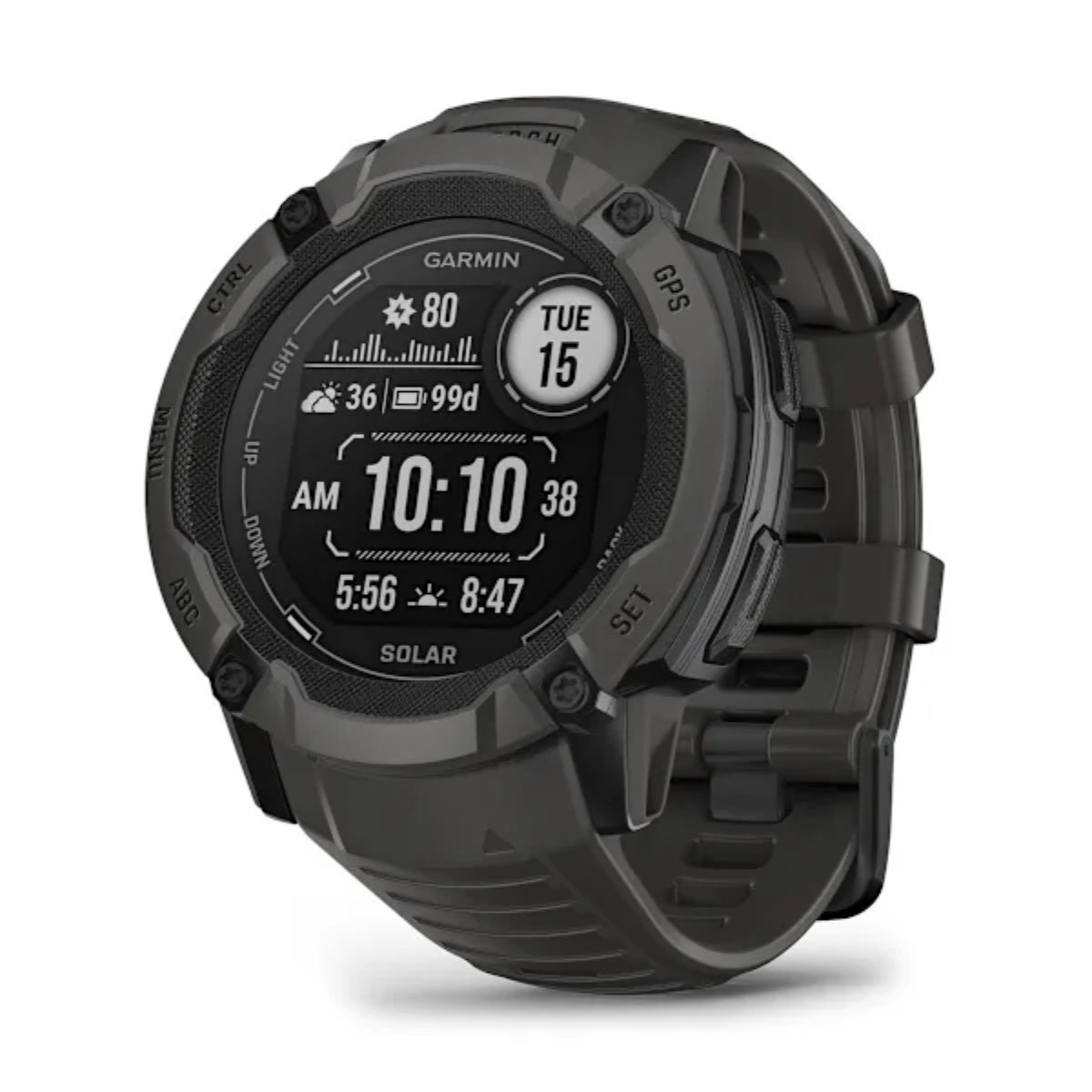 GARMIN INSTINCT 2X SOLAR GPS 50MM SMARTWATCH NEGRO (GRAPHITE)