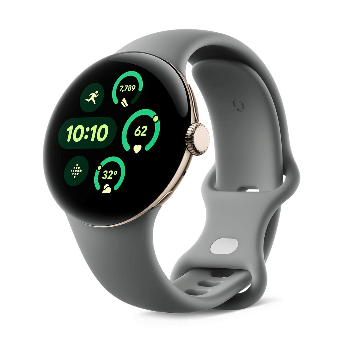 GOOGLE PIXEL WATCH 3 45MM WIFI VERDE LIQUEN (HAZEL) Y CORREA DEPORTIVA VERDE LIQUEN (HAZEL)
