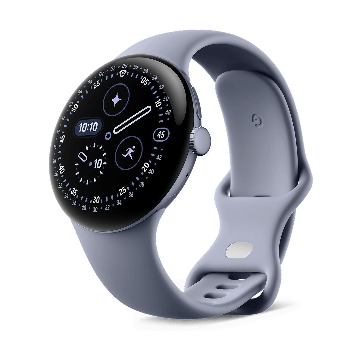 GOOGLE PIXEL WATCH 4 45MM WIFI PIEDRA LUNAR (SATIN MOONSTONE) Y CORREA GRIS (MOONSTONE)