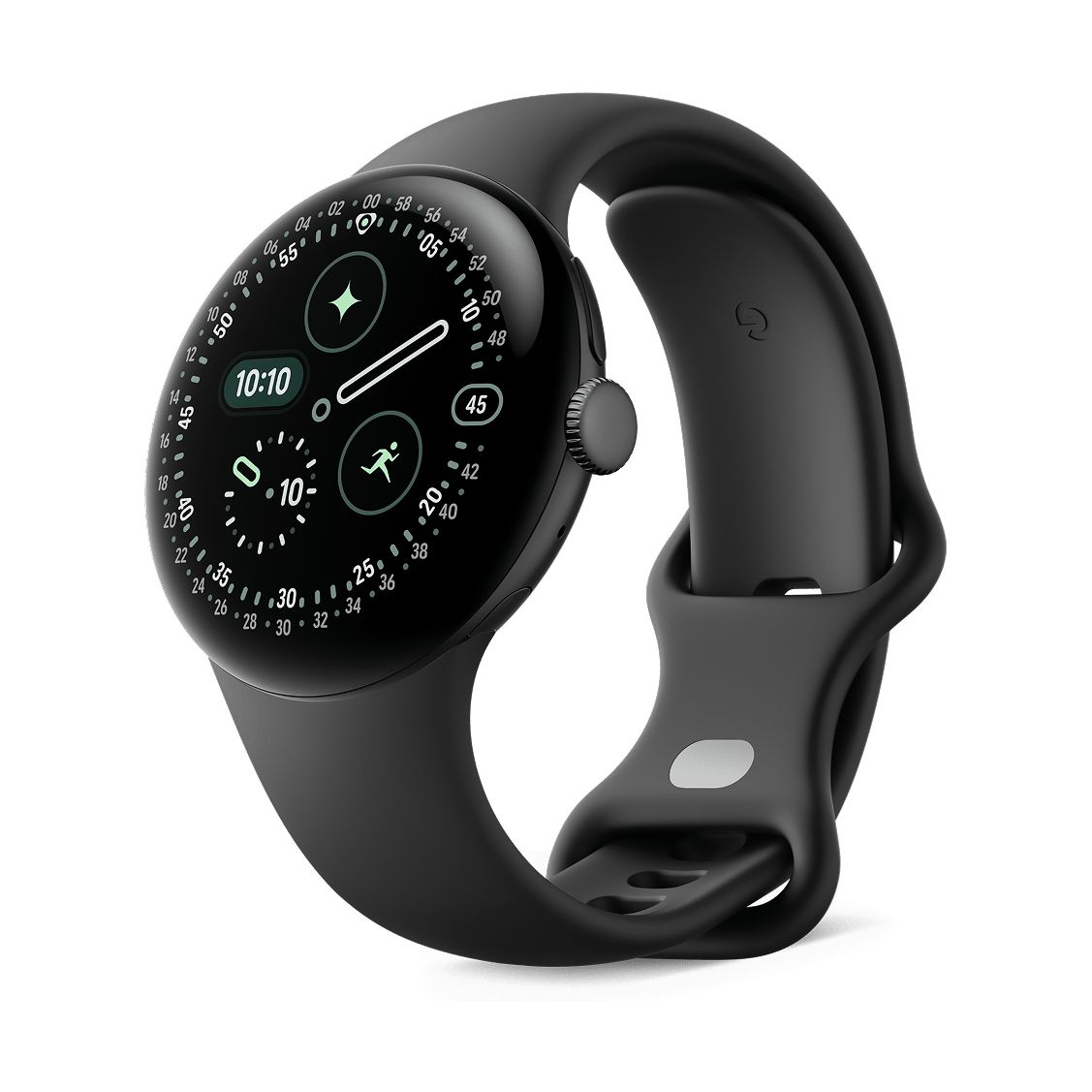 GOOGLE PIXEL WATCH 4 41MM LTE NEGRO (MATTE BLACK) Y CORREA DEPORTIVA NEGRA (OBSIDIAN) |