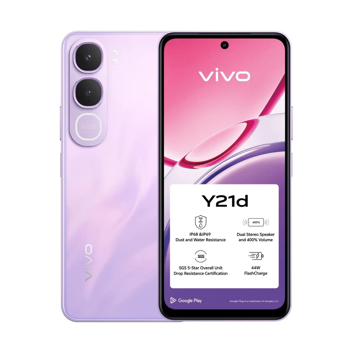 VIVO Y21D 4GB/128GB VIOLETA (LAVENDER PURPLE) DUAL SIM | M�viles libres