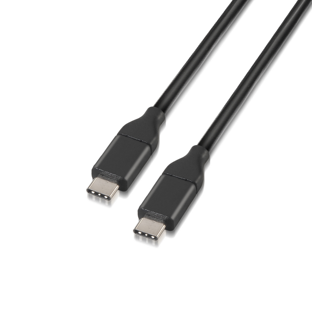 Cable USB 3.1 Gen2. Tipo-C Macho / C Macho. Negro. 1m.