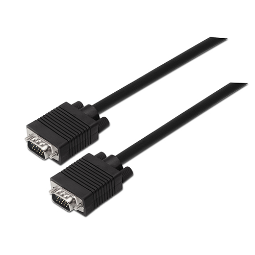 Cable SVGA. HDB15/M-HDB15/M. Negro. 3.0m