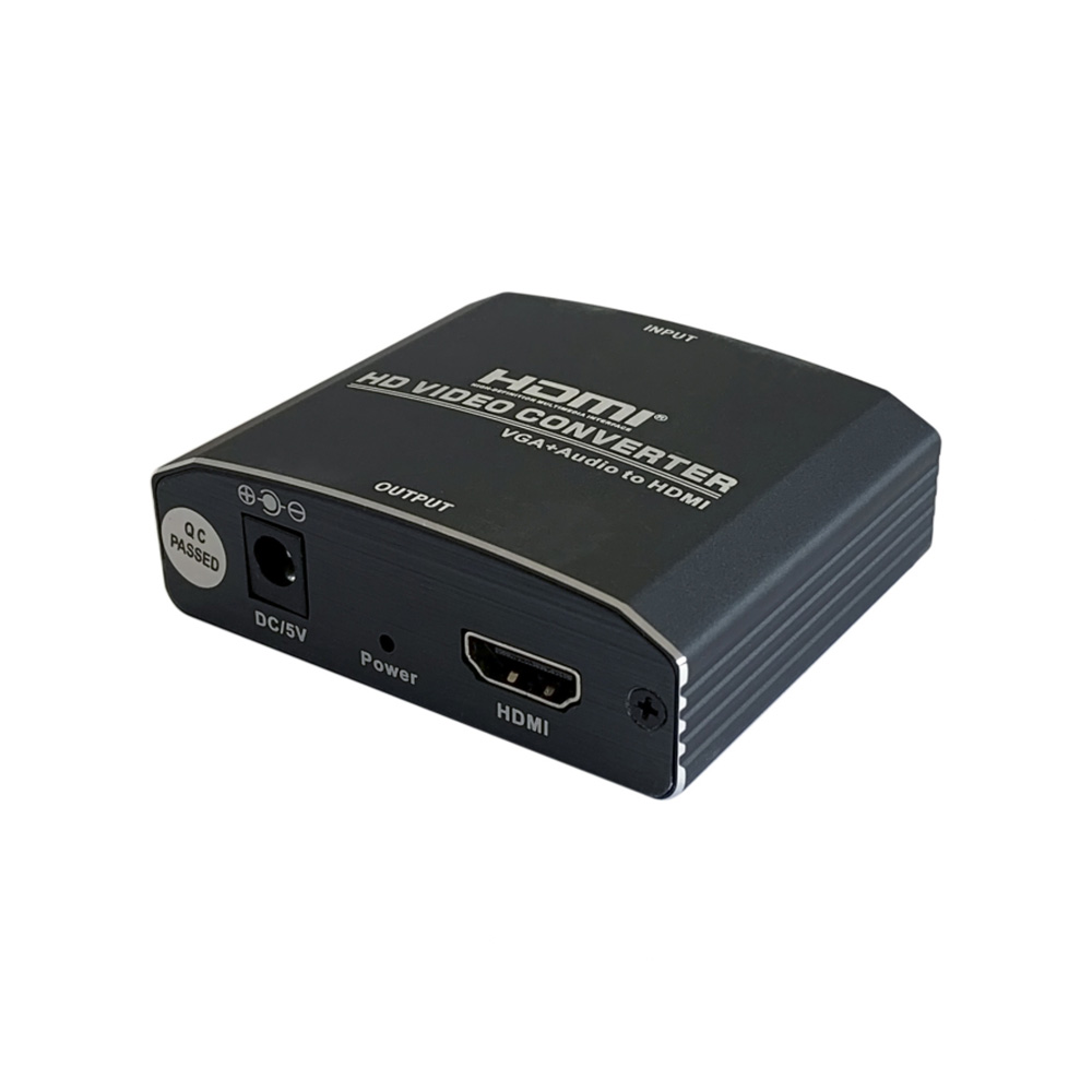 Aisens A115-0386. Conversor SVGA Hembra+audio a HDMI Hembra. negro