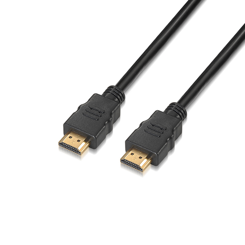 Cable HDMI V2.0 premium alta velocidad / HEC 4K@60Hz 18Gbps. A/M-A/M. negro. 1.0m