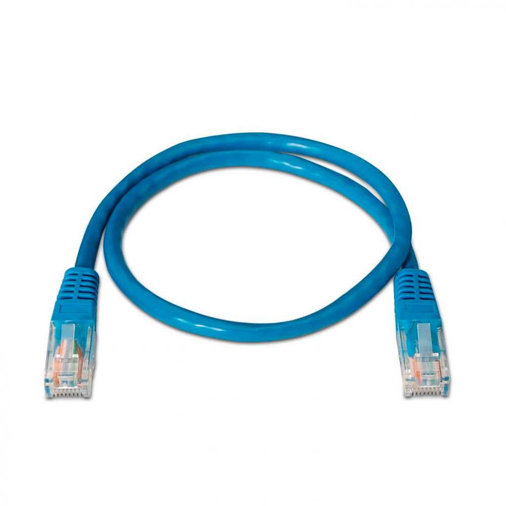 Cable de red RJ45 Cat.5e UTP AWG24. Azul. 0.5 metros | Accesorios general