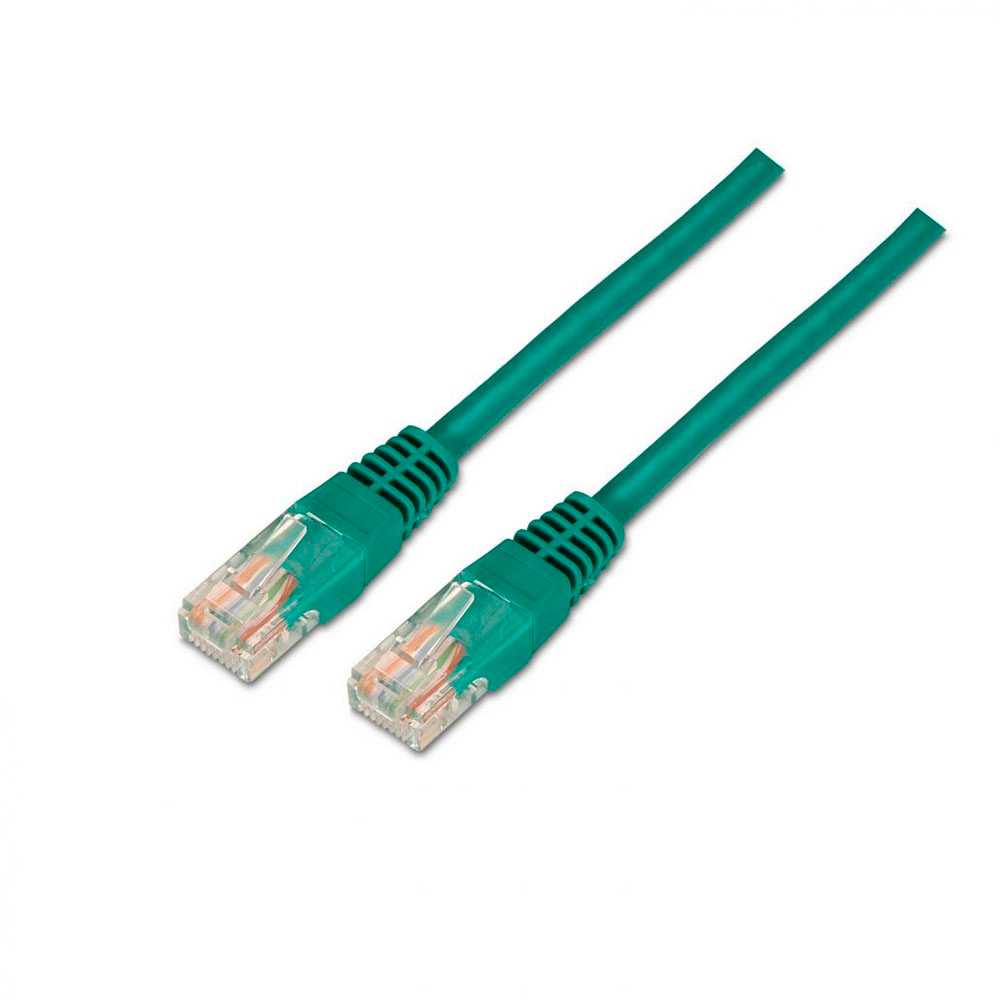Cable de red RJ45 Cat.5e UTP AWG24. Verde. 0.5 metros | Accesorios general
