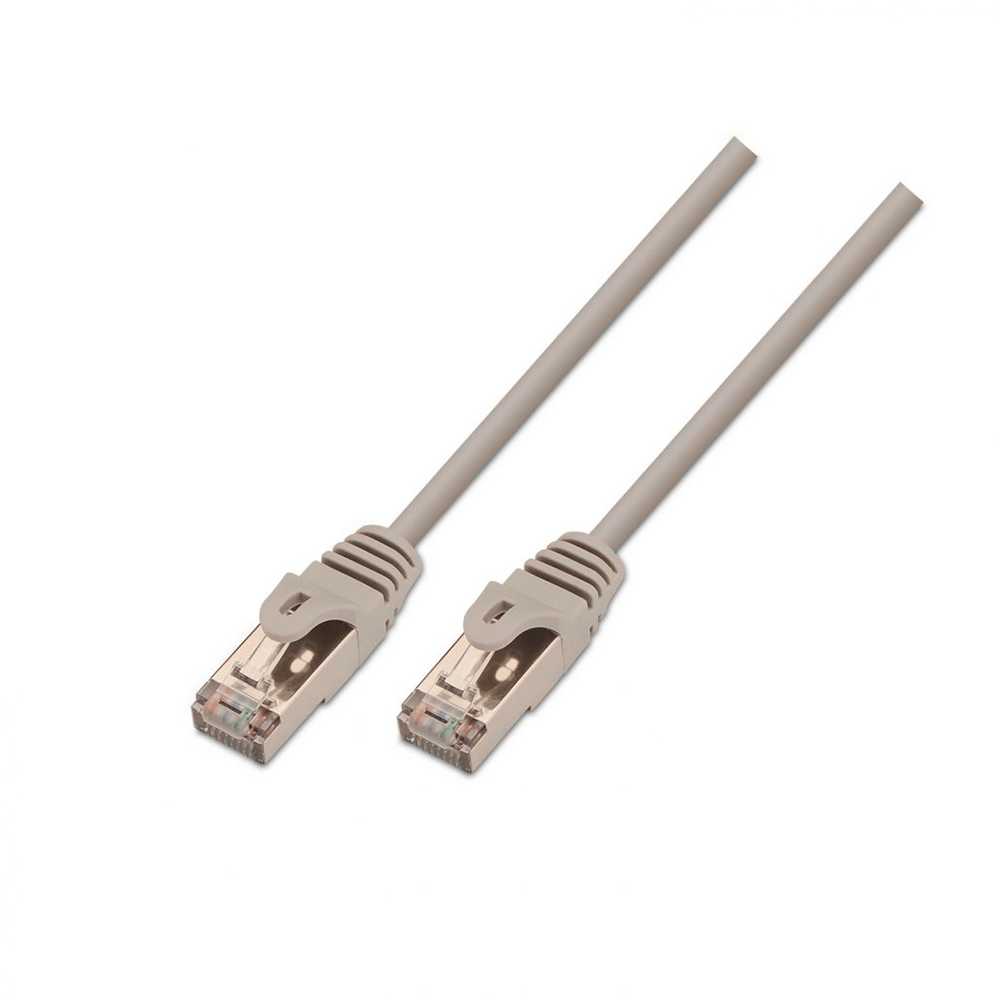 Cable de red RJ45 Cat.5e FTP AWG24. Gris. 0.5 metros