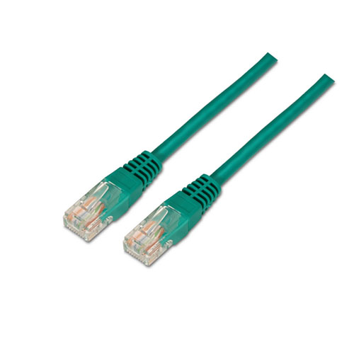Cable de red RJ45 Cat.6 UTP AWG24. Verde. 2.0m.