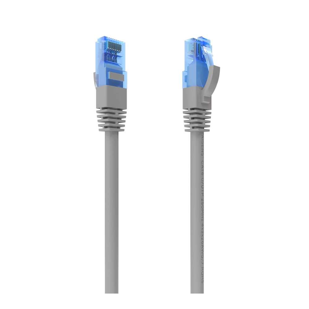 Cable de red RJ45 Cat.6 UTP AWG26 CCA. Gris. 50cm.