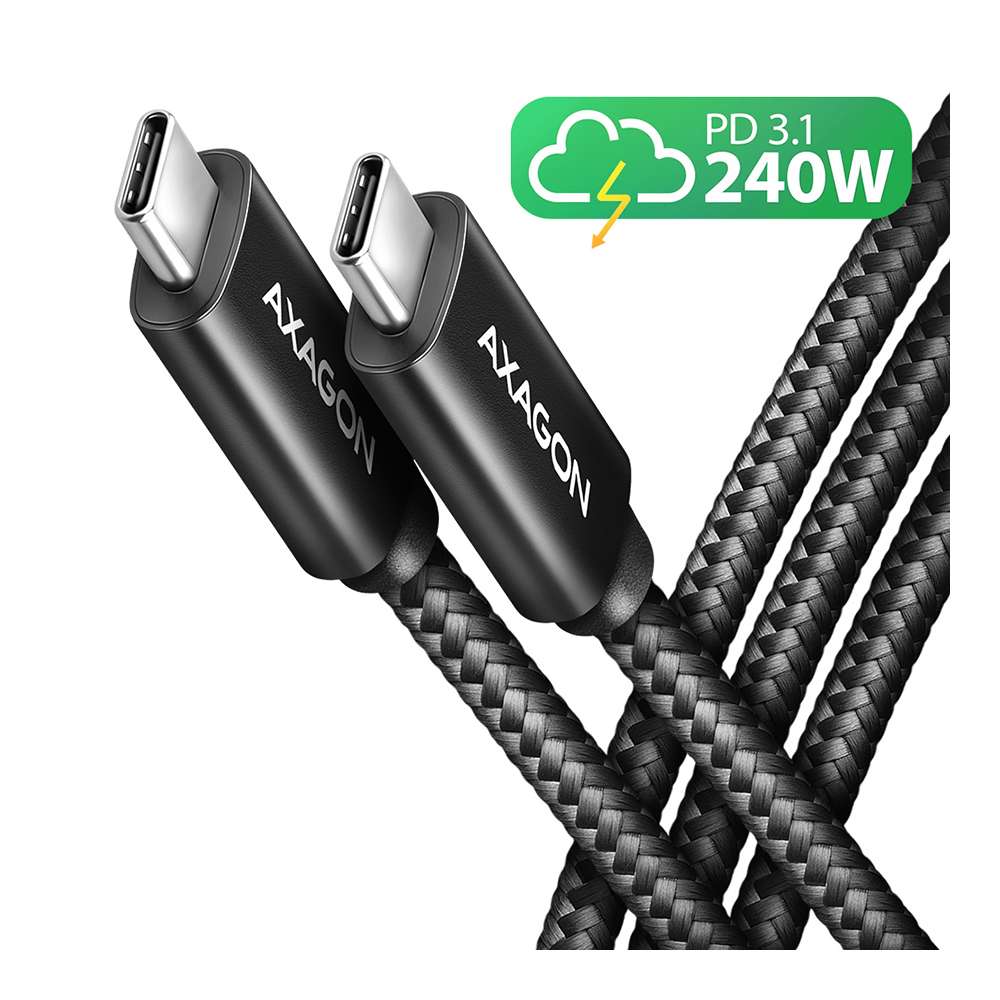 Axagon BUCM2-CM10AB. Cable USB C Macho/Macho. 1m.