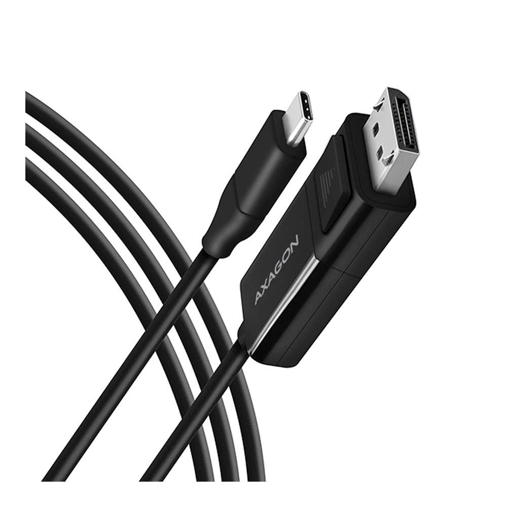 Axagon RVC-DPC. Cable USB C Macho/ DisplayPort 1.2. 1.8m.