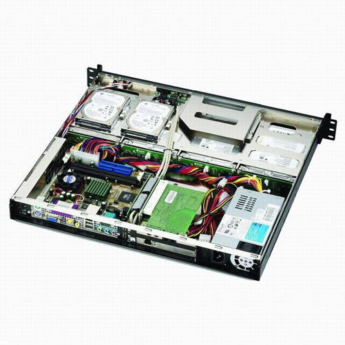 Travla TE-1160 Rack 1U Mini-ITX 250W 4 HotSwap | Hardware