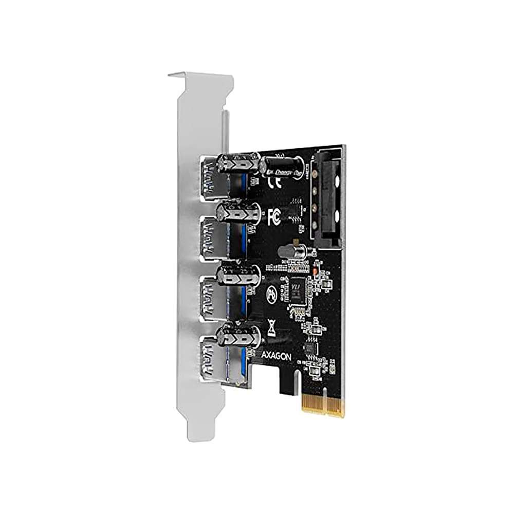Axagon PCEU-430VL. Tarjeta PCIe x1 a 4x USB 3.0 | Hardware