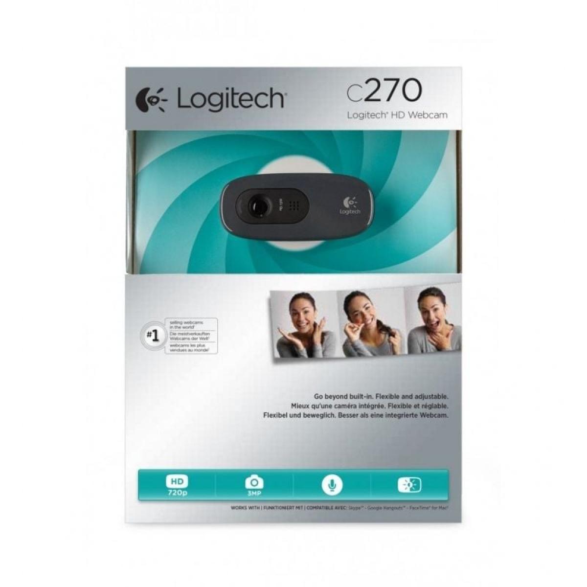 WEBCAM LOGITECH HD C270/ 1280 X 720 HD | Imagen-sonido
