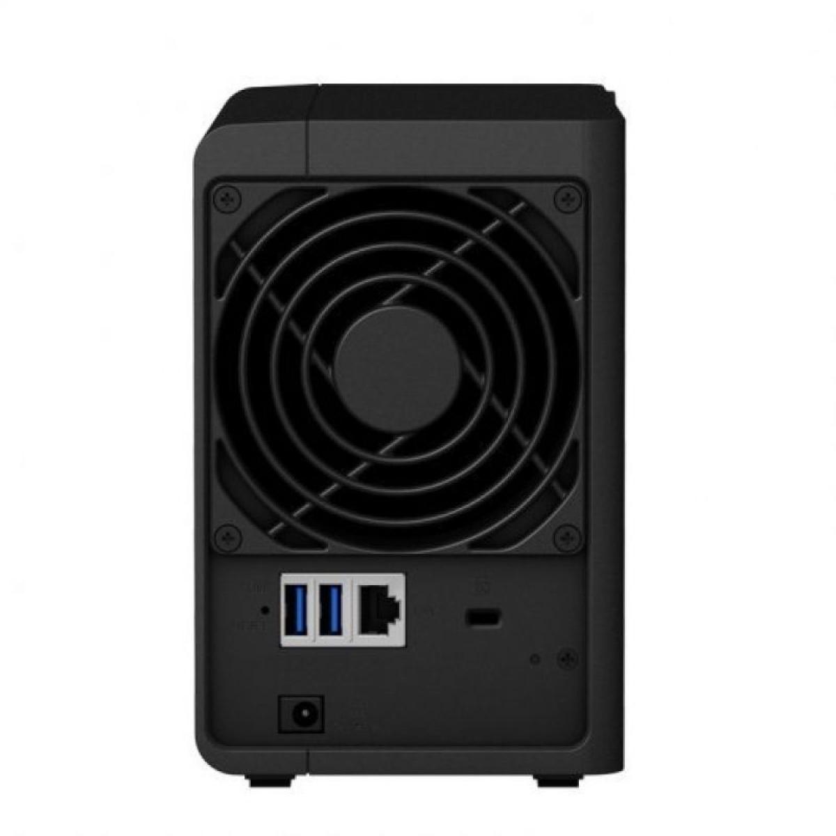 NAS SYNOLOGY DISKSTATION DS218/ 2 BAHIAS 3.5"- 2.5"/ 2GB DDR4/ FORMATO TORRE