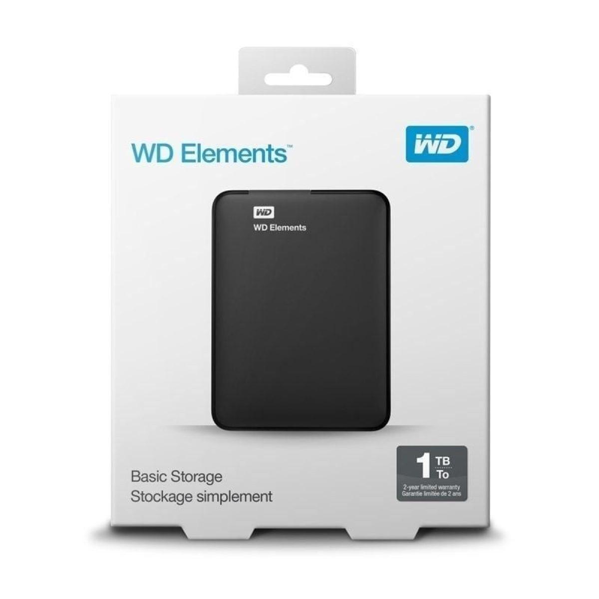 DISCO EXTERNO WESTERN DIGITAL WD ELEMENTS PORTABLE 1TB/ 2.5"/ USB 3.0