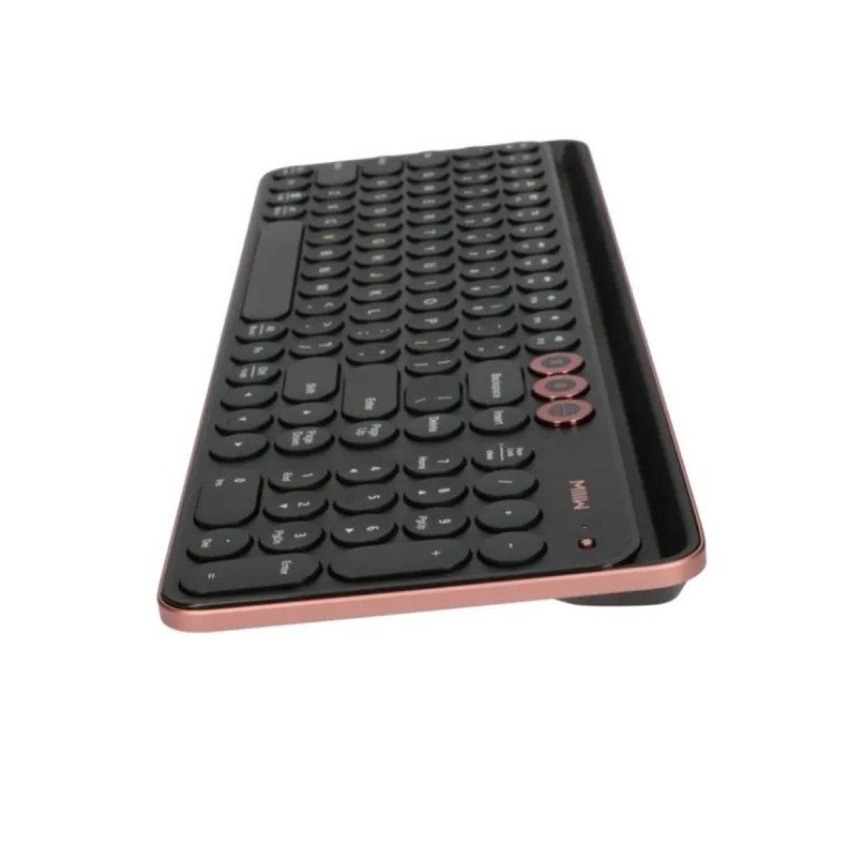 TECLADO INALAMBRICO XIAOMI MIIIW DUAL MODE/ NEGRO Y DORADO | Imagen-sonido