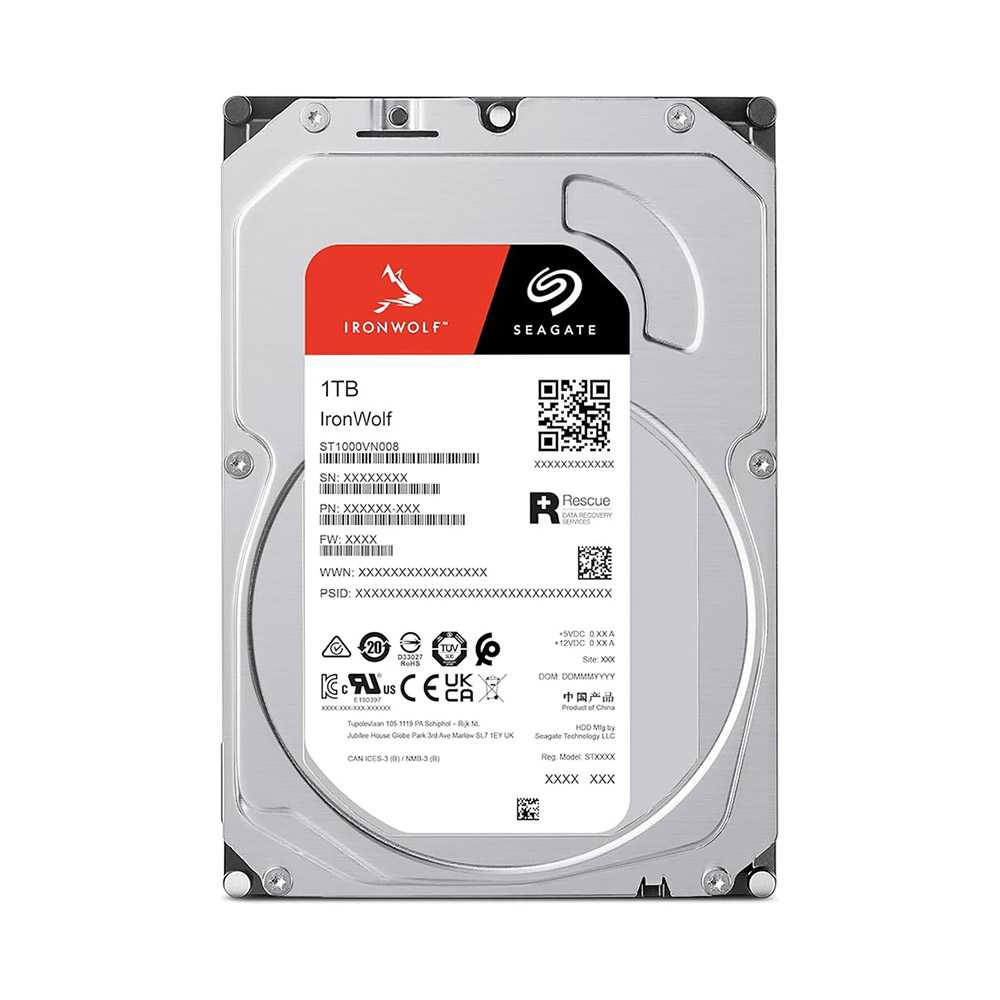 HDD 1Tb Seagate IronWolf 3.5" SATA3 5400rpm