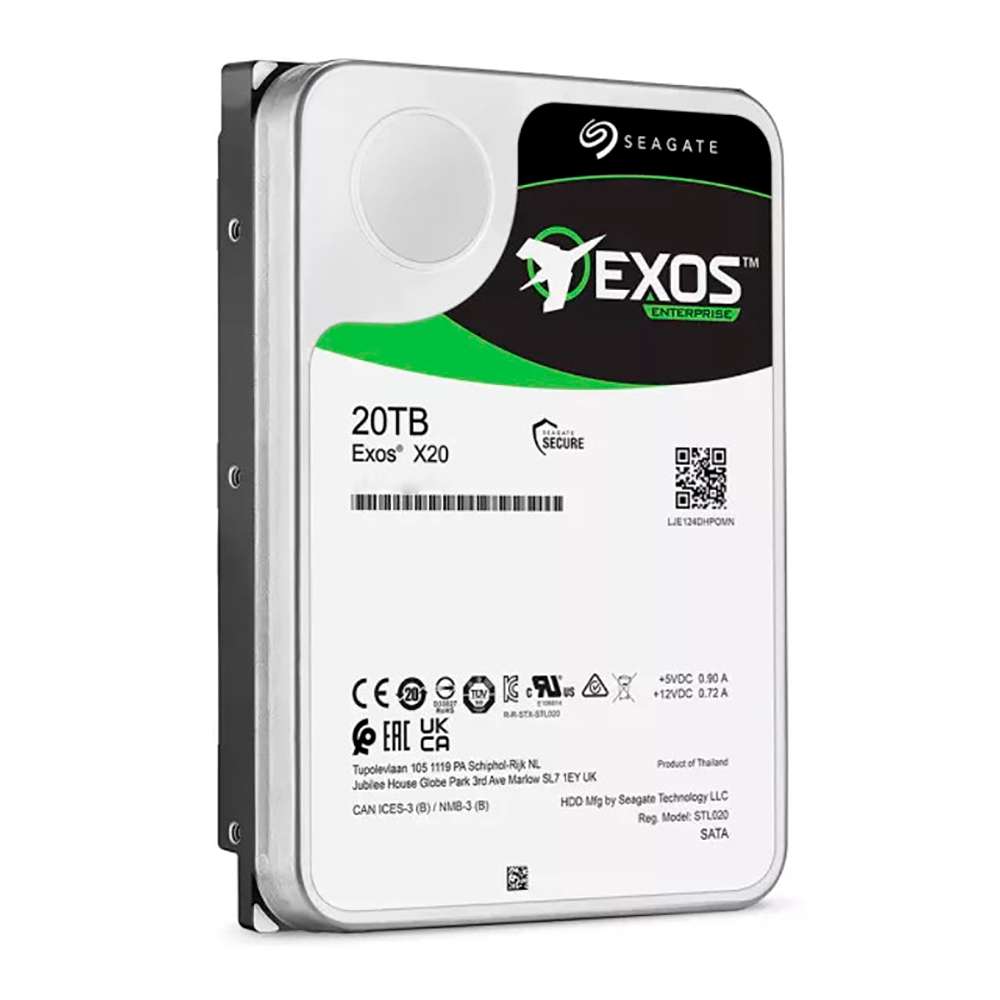 HDD 20Tb Seagate Exos X20 3.5 SAS 7200rpm