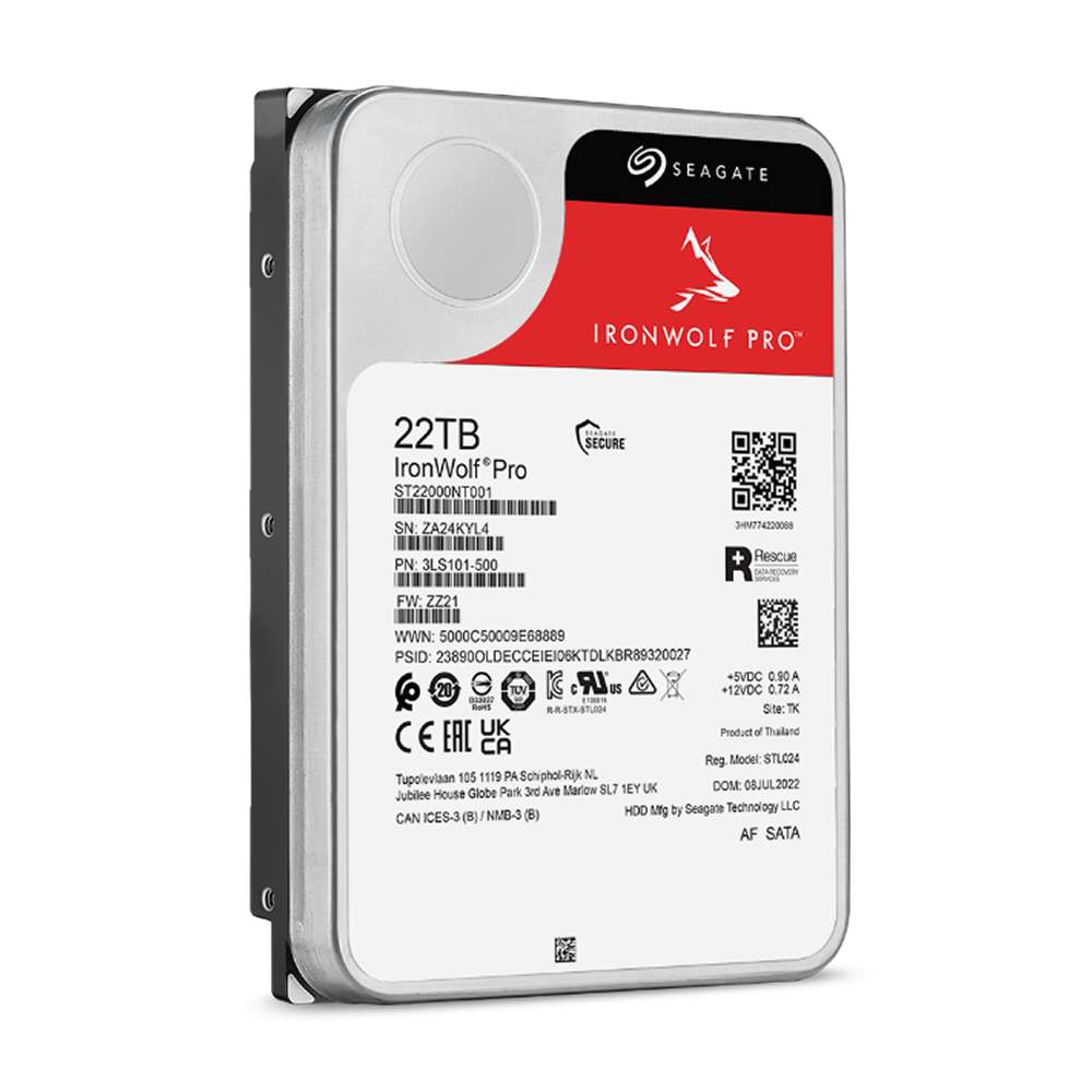 HDD 22Tb Seagate IronWolf Pro 3.5 SATA3 7200rpm