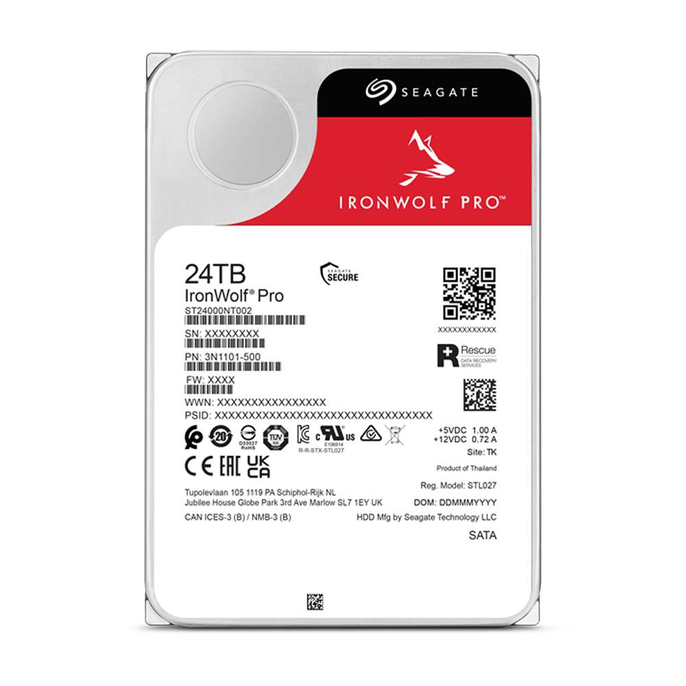 HDD 24Tb Seagate IronWolf Pro 3.5 SATA3 7200rpm