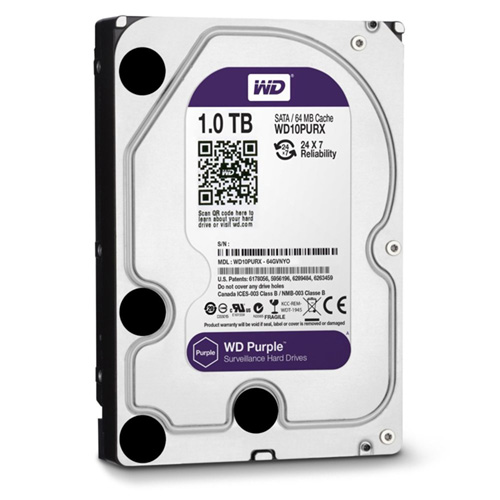 HDD 1Tb Western Digital Purple 3.5 SATA3