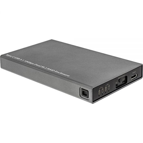 InLine 00031C. Caja externa USB 3.1. Compatible con 2x M.2. Negra