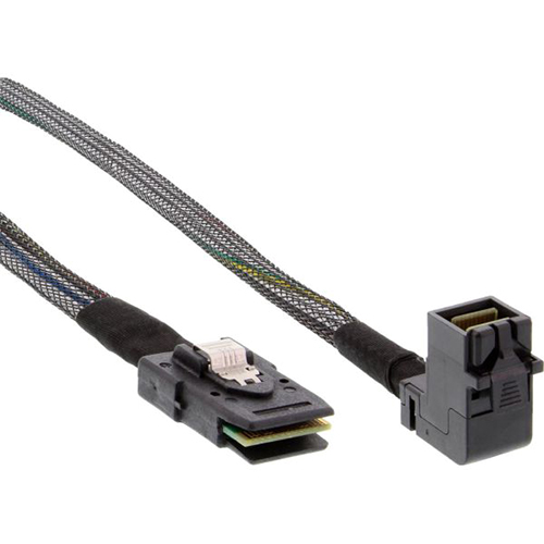 Cable Mini-SAS HD SFF-8643 a Mini-SAS SFF-8087 con Sideband. 1m.