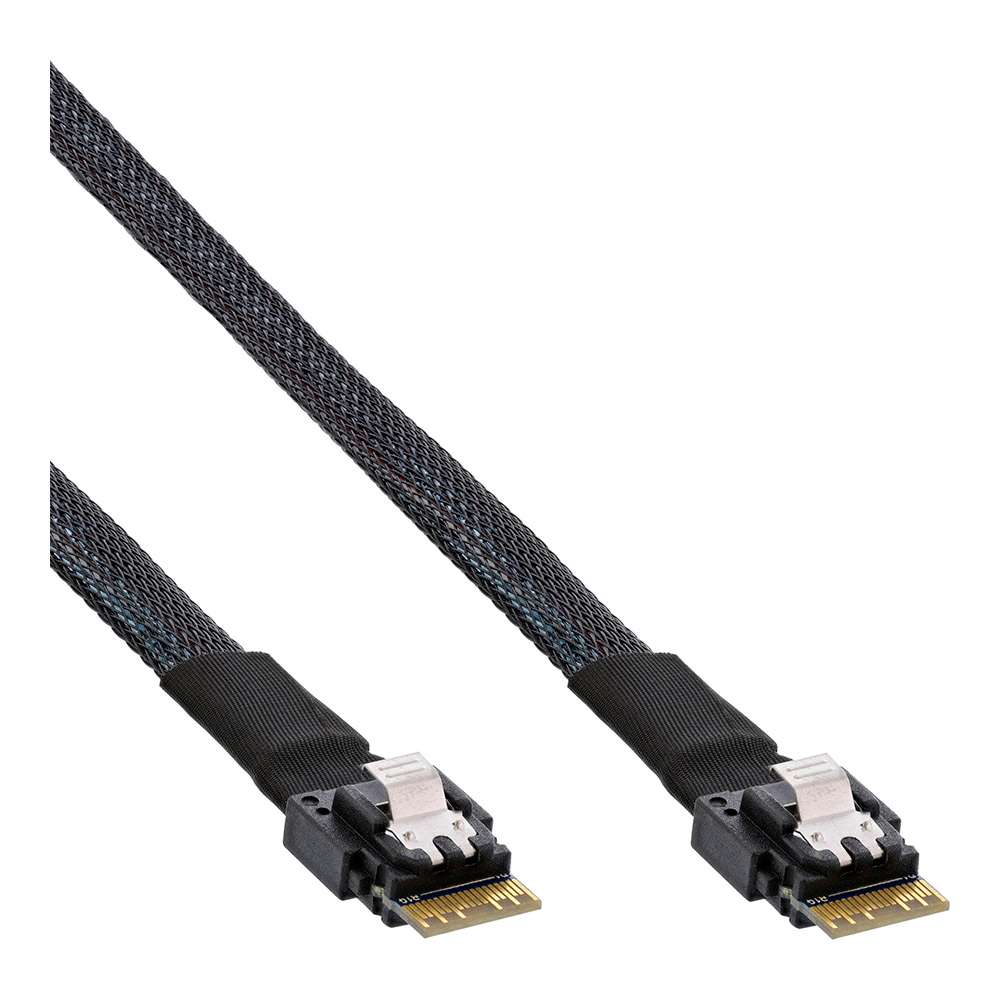 Inline 27642A. Cable Slim SAS SFF-8654 a SFF-8654. 0.5m.