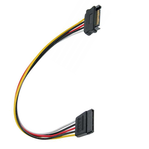 Inline 29651C. Cable alargador alimentacin SATA 100cm.