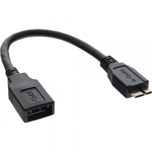 Inline 31609. Cable adaptador Micro-USB OTG a USB