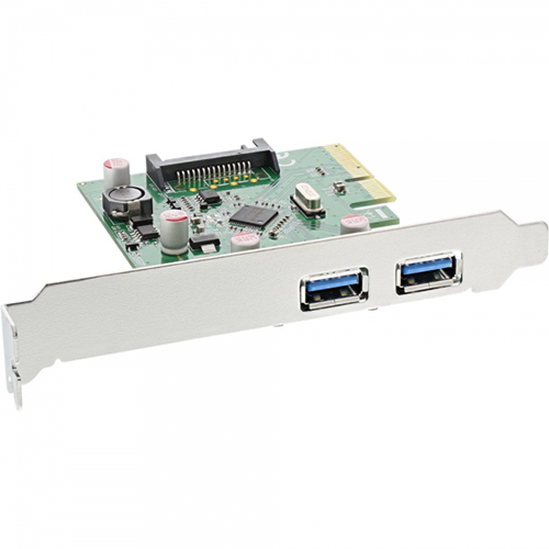 Inline 76660B. Tarjeta PCIe 2 x USB3.1
