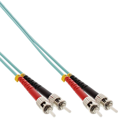 Cable Duplex fibra ptica OM3 50/125 micras. ST/ST. 20 metros.