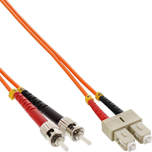 Cable Duplex fibra ptica OM2 50/125 micras. SC/ST. 2 metros.