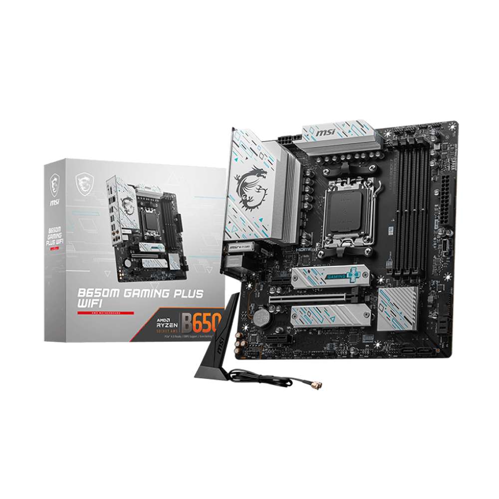 Msi B650M Gaming Plus WiFi. Socket AM5. Micro-ATX. - DDR5