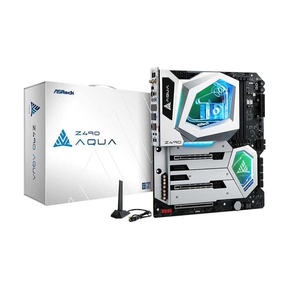 Asrock Z490 Aqua. Socket 1200. E-ATX.