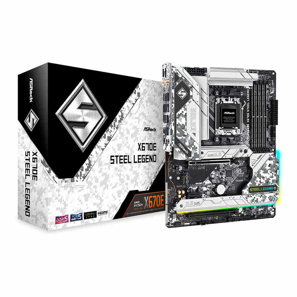 Asrock X670E Steel Legend. Socket AM5. - DDR5