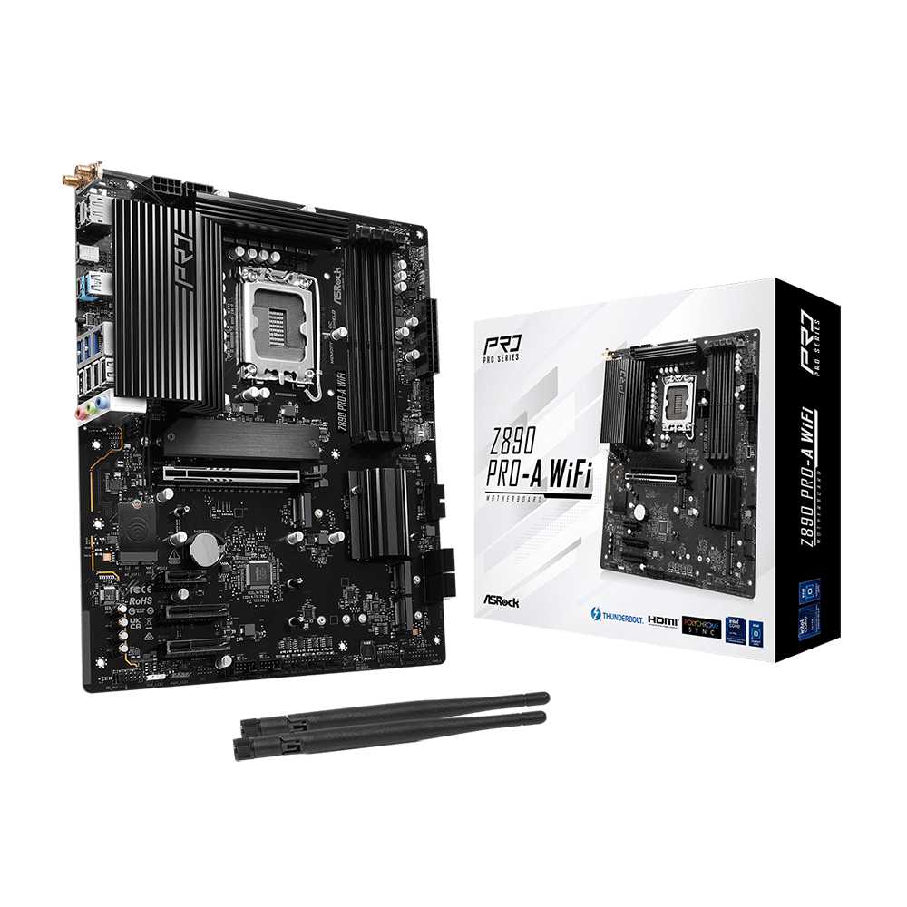 Asrock Z890 Pro-A WiFi. Socket 1851. - DDR5