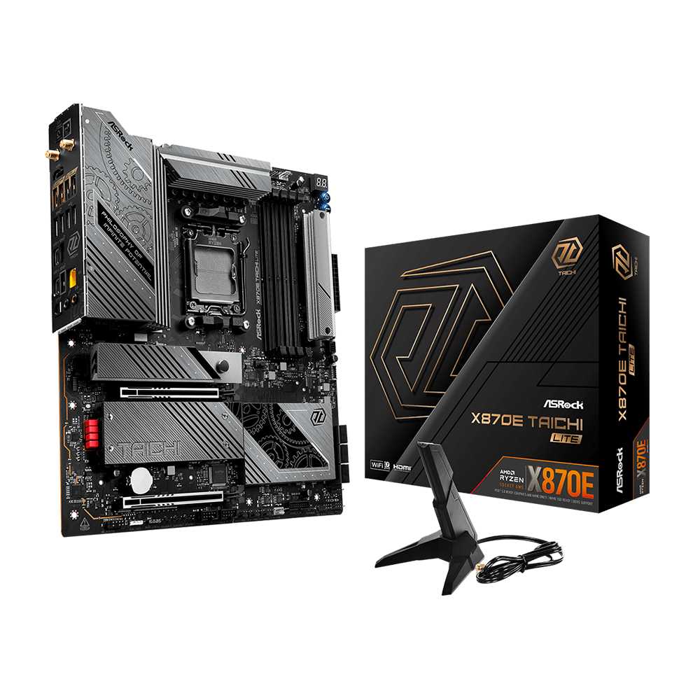 Asrock X870E Taichi Lite. Socket AM5. E-ATX - DDR5