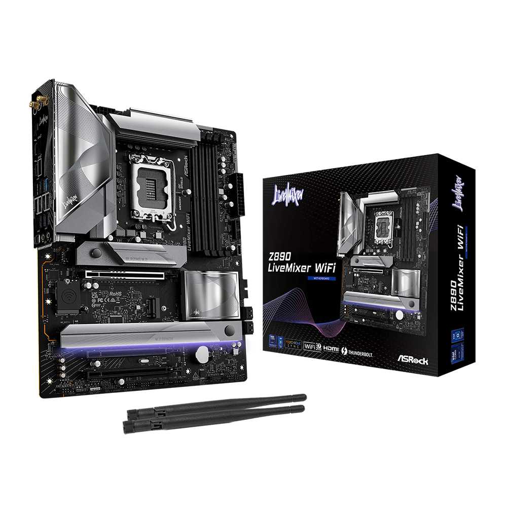 Asrock Z890 LiveMixer WiFi. Socket 1851. - DDR5