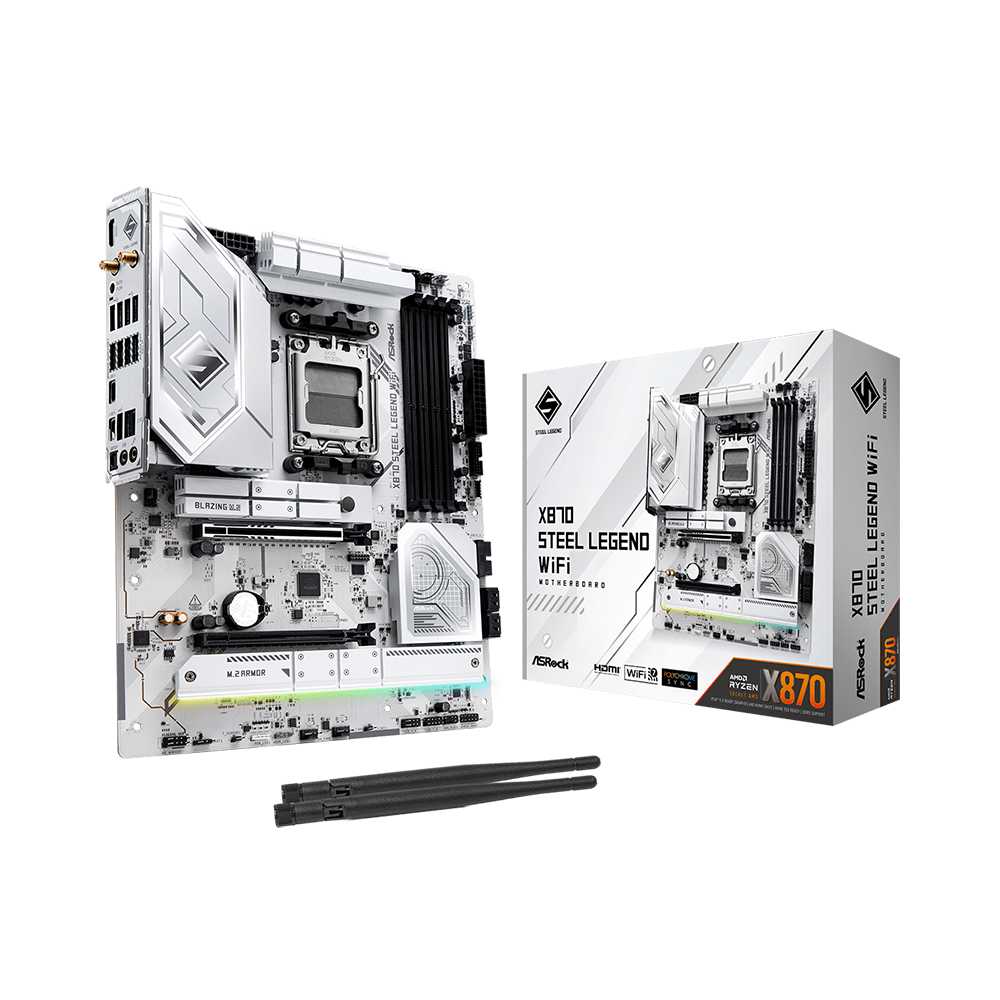 Asrock X870 Steel Legend WiFi. Socket AM5. -DDR5