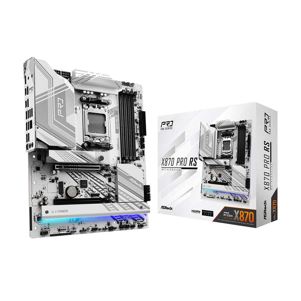 Asrock X870 Pro RS. Socket AM5. - DDR5