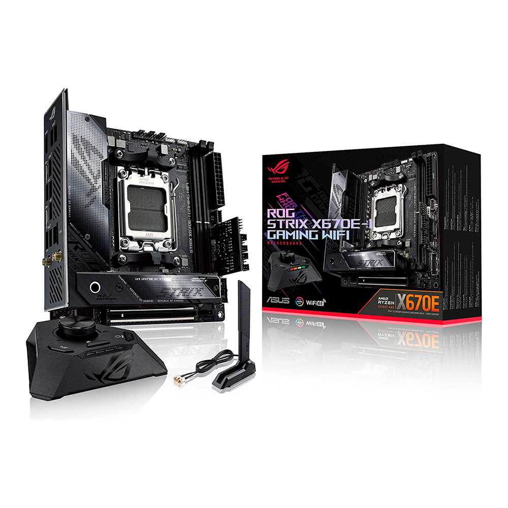 Asus ROG Strix X670E-I Gaming WiFi. Socket AM5. Mini-ITX. - DDR5