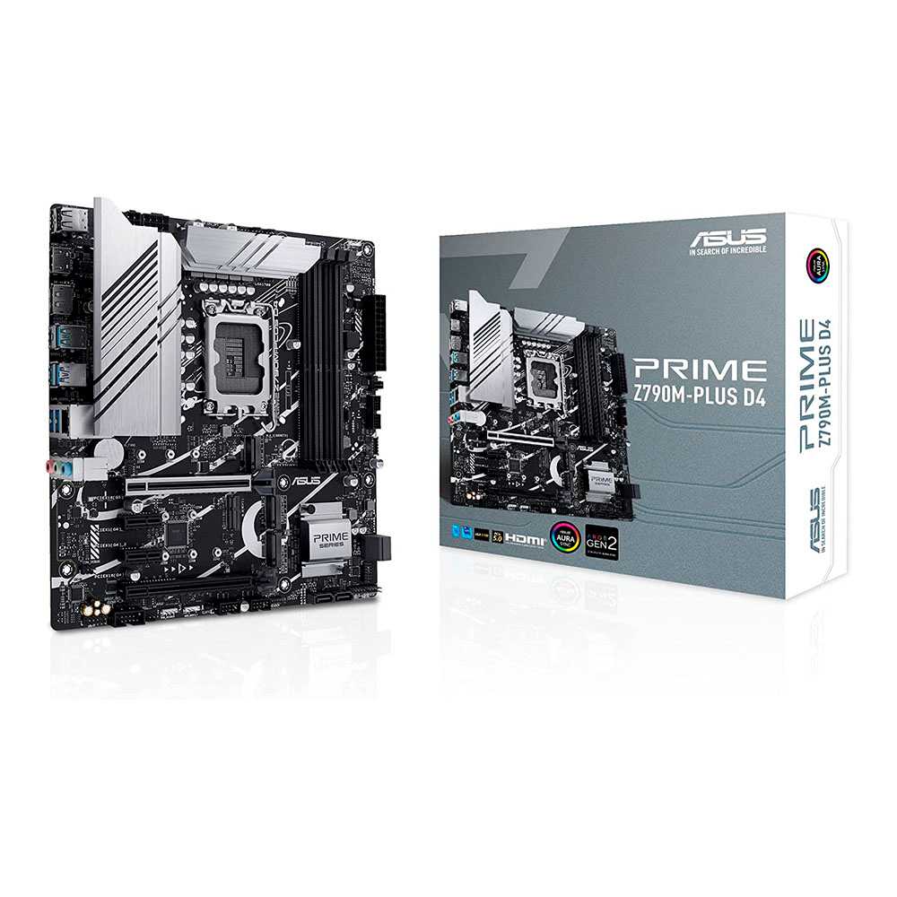 Asus Prime Z790M-Plus D4. Socket 1700. Micro-ATX. - DDR4