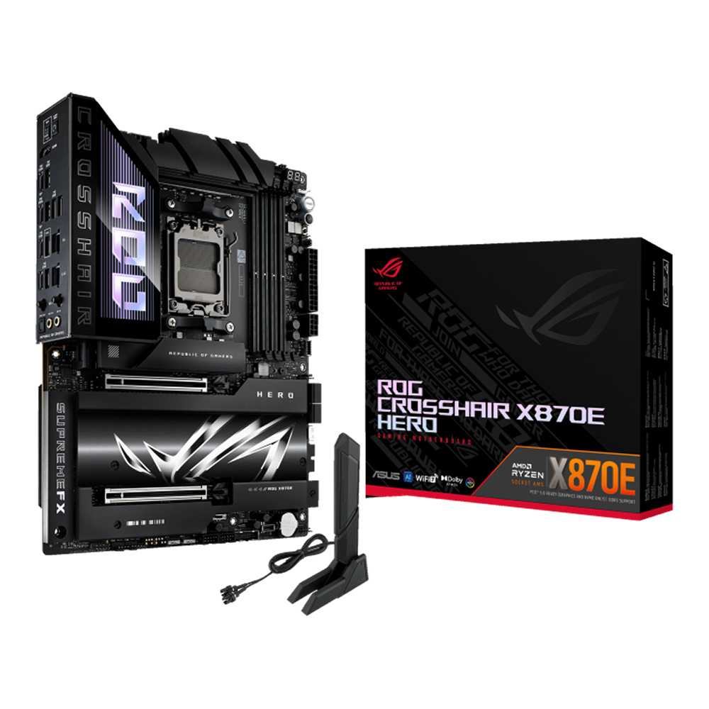 Asus ROG Crosshair X870E Hero. Socket AM5. - DDR5